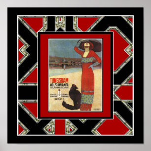 Publicités anciennes affiches ampoules Tungsram