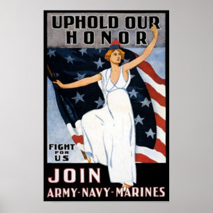 Publier notre affiche de recrutement Vintage