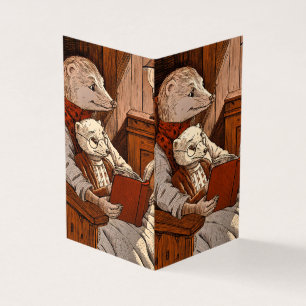 Puces lisant un livre