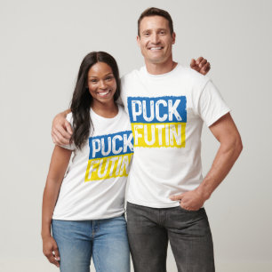 Puck Foutine soutient le T-shirt ukrainien