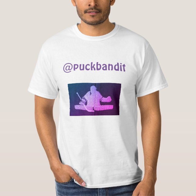 Puckbandit T-Shirt (fête à l'arrière) (Devant)