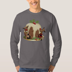Pudding et Reindeeer de Noël du pullover des
