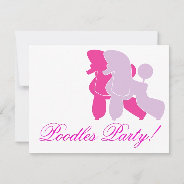 Pudel en rose Rosa (Devant)