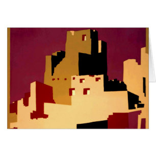 Pueblos Anciens du Sud-Ouest WPA Poster Art