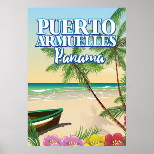 Puerto Armuelles Panama Beach poster