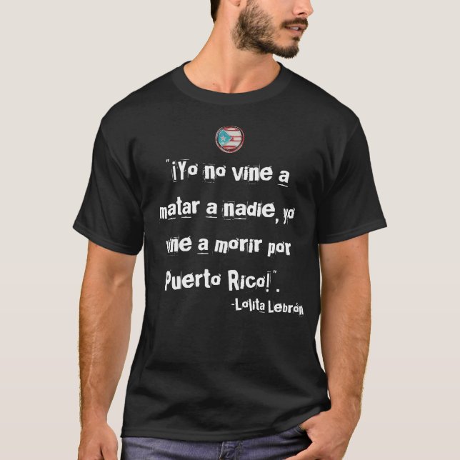 Puerto Rican Phrases T-Shirt (Devant)