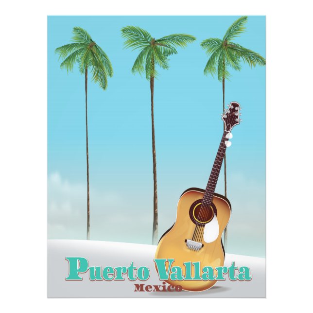 Puerto Vallarta Mexique poster de voyage (Devant)