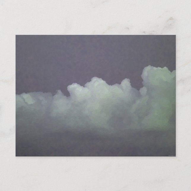 "Puffés de pluie" - Carte postale (Devant)