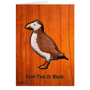 Puffin atlantique sculpté