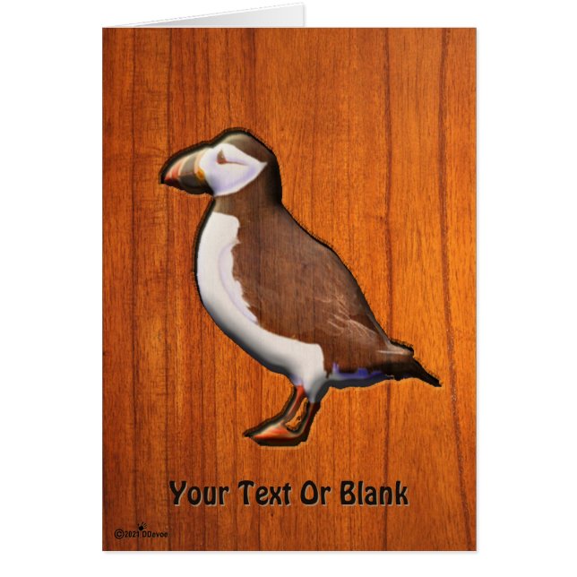 Puffin atlantique sculpté (Devant)