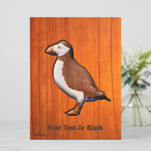 Puffin atlantique sculpté
