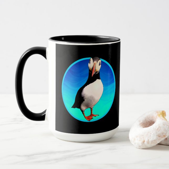 Puffin II - 15 oz.Combo mug (Avec donut)