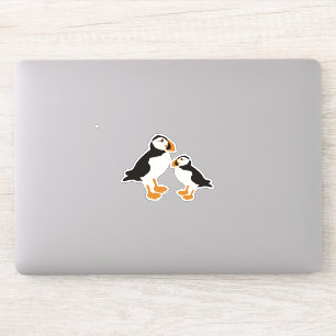 Puffin Oiseau Cute Art Sticker Puffins Faire Muffi