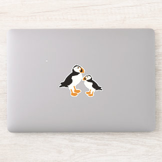 Puffin Oiseau Cute Art Sticker Puffins Faire Muffi
