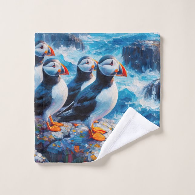 Puffins (Gant de toilette)
