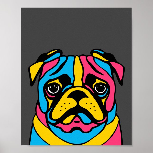 Pug Poster (Devant)
