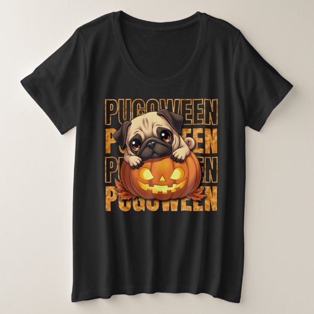 PUGOWEEN - Amateurs de Carlin Halloween (Design devant)