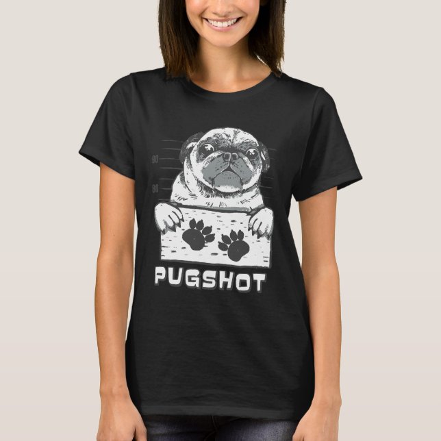 Pugshot un Carlin Mugshot Essential T-shirt 574 (Devant)