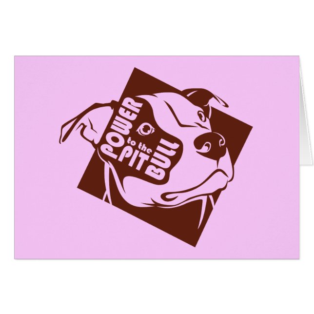 Puissance au pitbull (Devant horizontal)
