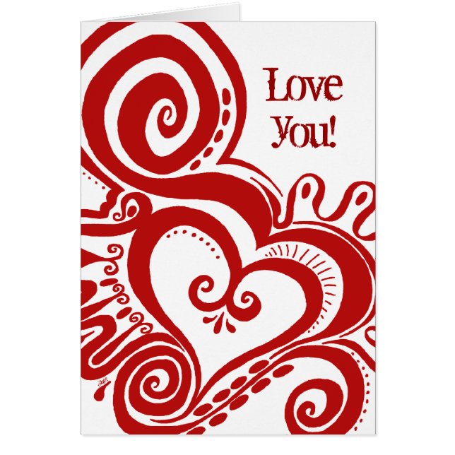 Puissance de coeur - rouge (Devant)