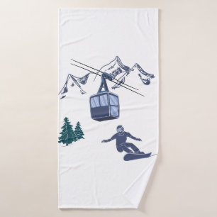 Puissance du snowboard pour le peuple Station de s
