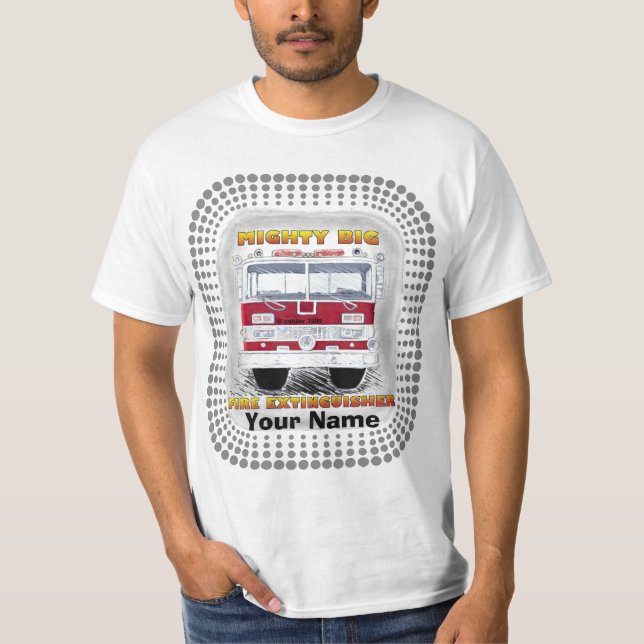Puissant T-shirt Big Fire Truck (Devant)