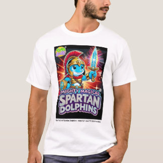 Puissant T-shirt Dolphins Spartiates Magiques