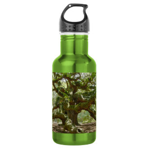 Puissante bouteille d'eau en chêne Angel