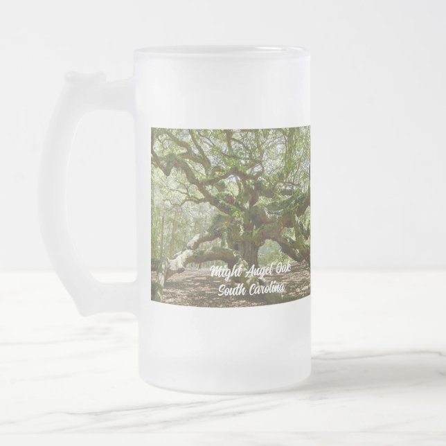 Puissante chêne Angel givrée Mug (Gauche)