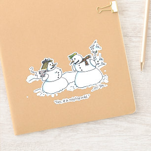 Puissante étiquette froide