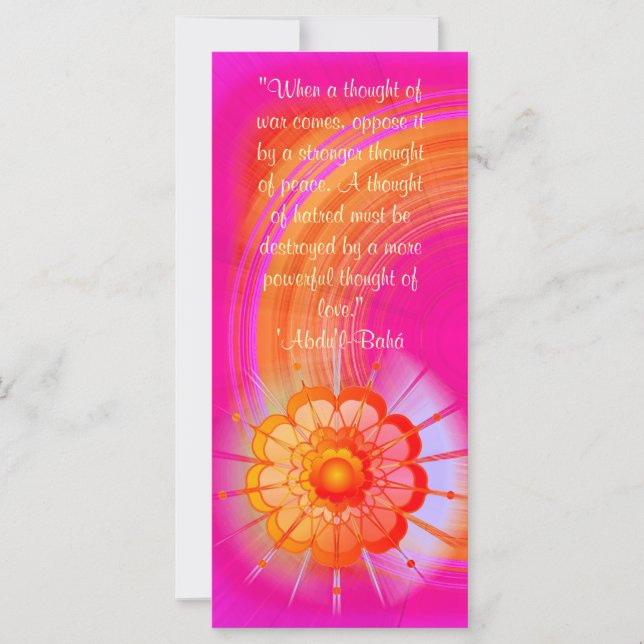 Puissante pensée Ruhi citation (Devant)