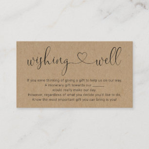 Puits de souhaits pour invitation de mariage - Rus