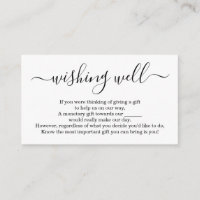 Puits de souhaits pour invitation de mariage - Sim