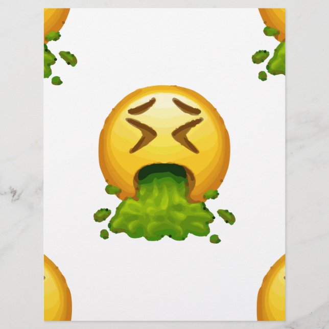 puking émoji (Devant)
