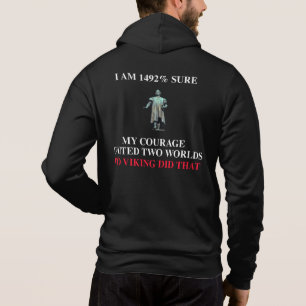 Pull À Capuche 1492% Hoddie avec fermeture éclair