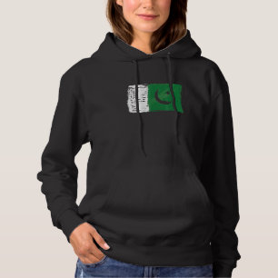 Pull À Capuche 14 août Fête de l'Indépendance Pakistan Drapeau Jo