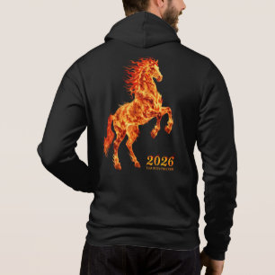 Pull À Capuche 2026 Année du Cheval de Feu