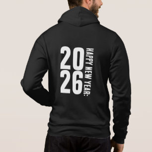 Pull À Capuche 2026 Bonne Année-45345