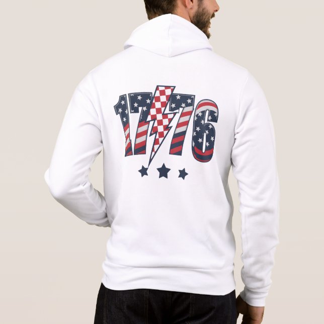 Pull À Capuche 4 juillet 1776 (Dos)