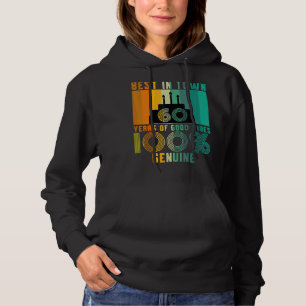 Pull À Capuche 60e anniversaire vintage Vêtements femmes Mens 60e