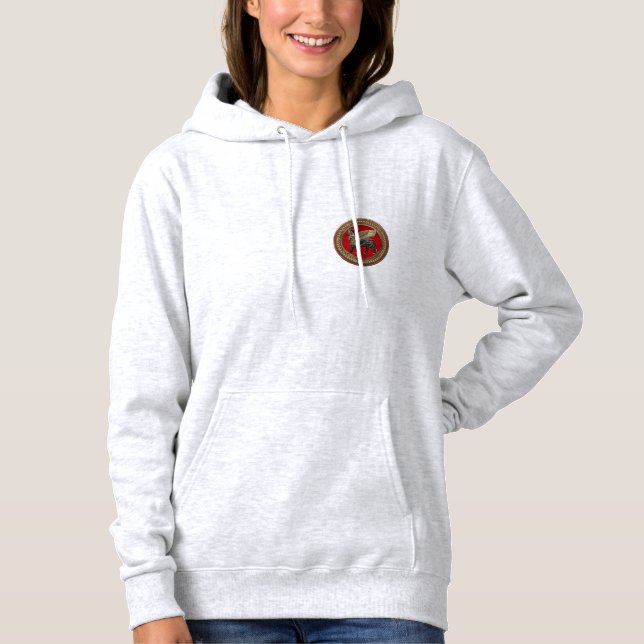 Pull À Capuche [900] Taureau ailé assyrien : or et lamassu noir (Devant)