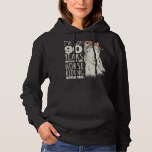 Pull À Capuche 90e anniversaire 90 - 90 ans Rider Cheval T-