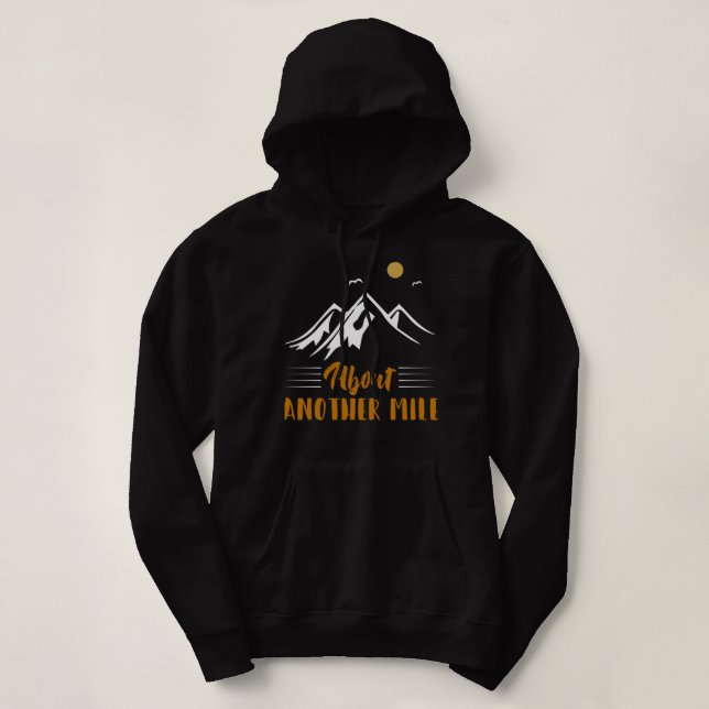Pull À Capuche A propos d'un autre kilomètre (Design devant)