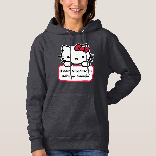 Pull À Capuche A Sweet Friend Like You - Heartfelt Quote T-Shirt (Devant)