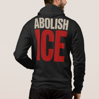 Pull À Capuche Abolish ICE Minimalist Protest Typography Design