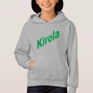 Pull à capuche acier filles   KIROLA 