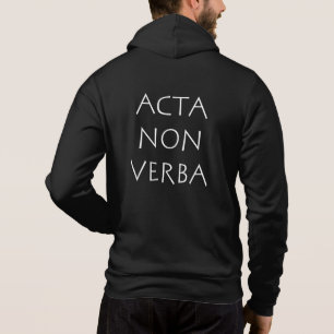 Pull À Capuche Acta non verba