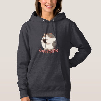 Pull À Capuche Adorable Love Coffee