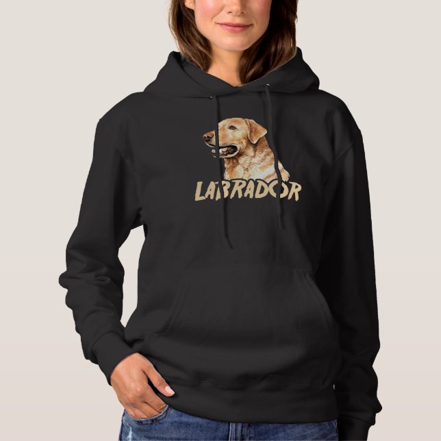 Pull À Capuche Adorable propriétaire de chien du Labrador Animal  (Devant)