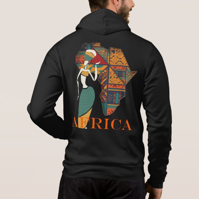 Pull À Capuche Afrique (Dos)